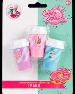 Candy Explosion Læbepomade 3 stk kop/dåse| Kosmetik Og Personlig Pleje