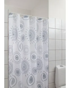 Carlsbad Badeforhæng 180 x 200 cm - Cirkler| Badeværelsesartikler