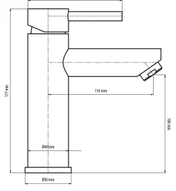 Carlsbad Håndvaskarmatur - Børstet messing-finish| Armaturer|Vandhaner Og Armaturer