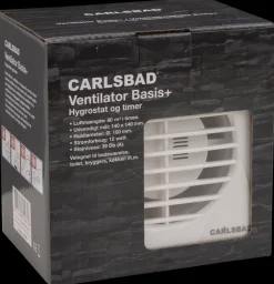 Carlsbad Ventilator hygro| Ventilatorer M/U Termostat