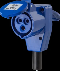 CEE vinkelstik med schukoudtag| Cee-Artikler