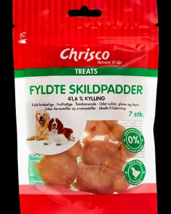 Chrisco Fyldte Skildpadder 90 g| Hundefoder, Kattemad Og Godbidder