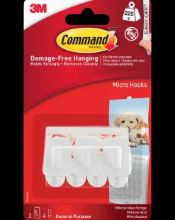 Command ™ Mikrokroge - 3-pak| Kroge Og Ophæng