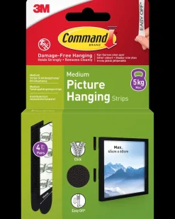 Command ™ Strips Ophæng af billede - Sort M| Kroge Og Ophæng