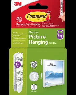 Command ™ Strips Ophæng af billede - Hvid M| Kroge Og Ophæng