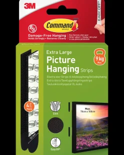 Command ™ Strips Ophæng af billede - Sort XL| Kroge Og Ophæng
