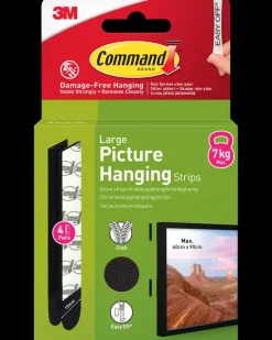 Command ™ Strips Ophæng af billede - Sort L| Kroge Og Ophæng