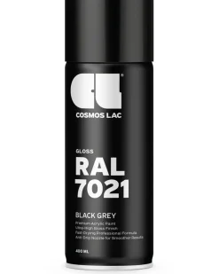 Cosmos Lac Spray BLACK GREY RAL7021| Spraymaling