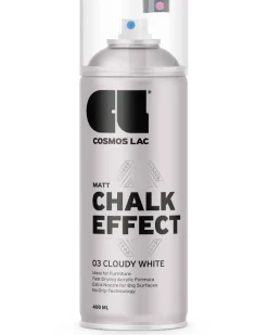 Cosmos Lac Spray Chalk Effekt - CLOUD WHITE| Spraymaling