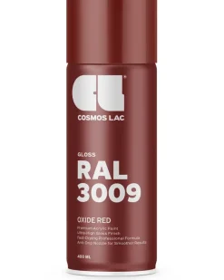 Cosmos Lac Spray OXIDE RED RAL3009| Spraymaling