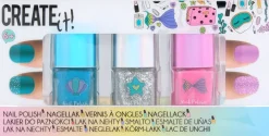 CREATEit! Create It! Neglelaksæt – 3 metalliske farver| Kosmetik Og Personlig Pleje