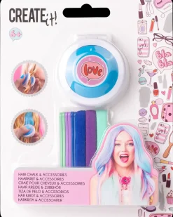 CREATEit! CREATEit Hårkridt med tilbehør - assorterede varianter| Kosmetik Og Personlig Pleje|Øvrigt Legetøj