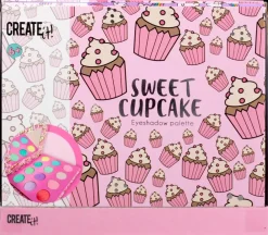 CREATEit! CREATEit Øjenskygge palette med spejl - ass. farver| Kosmetik Og Personlig Pleje|Øvrigt Legetøj