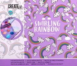 CREATEit! CREATEit Øjenskygge palette med spejl - ass. farver| Kosmetik Og Personlig Pleje|Øvrigt Legetøj