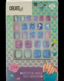 CREATEit! CREATEit Negle 24 stk. mermaid - assorterede design| Kosmetik Og Personlig Pleje|Øvrigt Legetøj