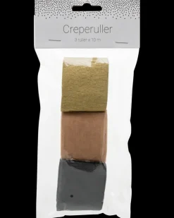 Crepepapir 3-pak - assorterede farver| Festartikler
