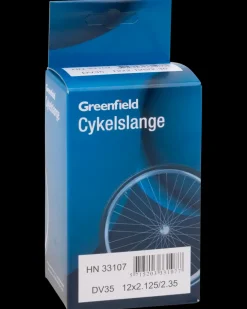 Greenfield Cykelslange 12" 2,12-2,35" DV| Slanger Og Ventiler