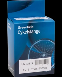 Greenfield Cykelslange 26" 2,12-2,35" FV| Slanger Og Ventiler