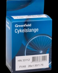 Greenfield Cykelslange 26" 1,5-1,75" FV| Slanger Og Ventiler