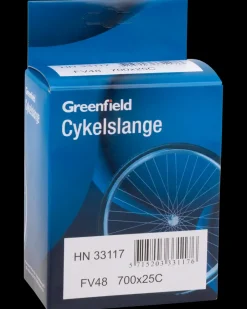 Greenfield Cykelslange 28" 25C FV| Slanger Og Ventiler