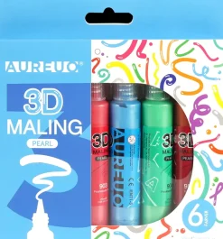 AUREUO 3D maling 6-pak pearl| Øvrige Hobbyartikler