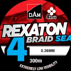 DAM 4 Braid 300 m 0,38 mm 22,8 kg - gul| Fiskestænger, Hjul Og Liner