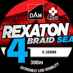 DAM 4 Braid 300 m 0,32 mm 19,5 kg - gul| Fiskestænger, Hjul Og Liner