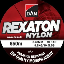 DAM Nylon Fiskeline 650 m 0,40 mm - clear| Fiskestænger, Hjul Og Liner