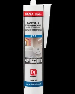 Danalim DANA LIM Bygge- /sanitetssilikone 300 ml - hvid| Fugemasse Og Silikone