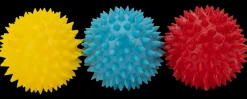DanPet Hundelegetøj 3-pak bolde m. pigge| Hundelegetøj Og Kattelegetøj