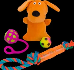 DanPet Hundelegetøj sampak 4 dele| Hundelegetøj Og Kattelegetøj