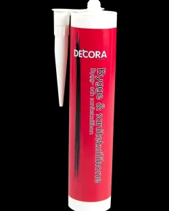 Decora Bygge-/sanitetssilikone 300 ml - klar| Fugemasse Og Silikone