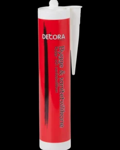 Decora Bygge-/sanitetssilikone 300 ml - grå| Fugemasse Og Silikone