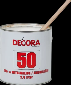 Decora Træ og metal 2 L glans 50 - hvid| Træ- Og Metalmaling