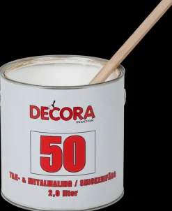 Decora Træ og metal 2 L glans 50 - hvid| Træ- Og Metalmaling
