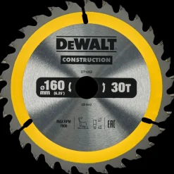 DeWALT Rundsavsklinge 160 x 2,4 x 20 mm| Rundsavsklinger