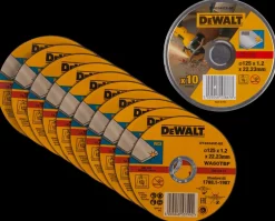 DeWALT Skæreskive Ø125 mm 10-pak| Skære- Og Slibeskiver