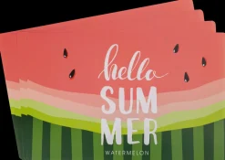 Dækkeserviet vandmelon 4-pak| Øvrige Køkkenartikler