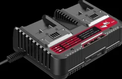 Mitsutomo Dobbeltoplader 18V til| Batterier Og Batteriopladere