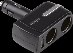 BRANFORD Dobbeltstik med 1 USB til bil| Elektronik