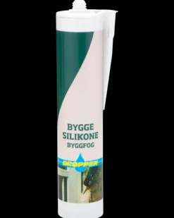 Droppen Byggesilikone 300 ml - hvid| Fugemasse Og Silikone