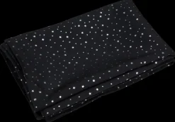 Dug med stjerner sort/sølv| Nytårspynt