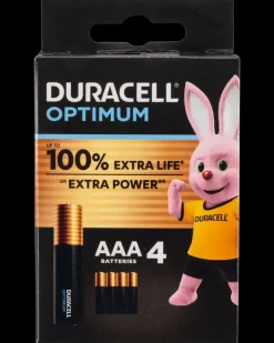 DURACELL Optimum AAA 4-pak| Batterier