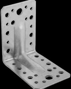 DXstrong Vinkelbeslag med rib 90 x 90 x 65 mm| Vinkelbeslag