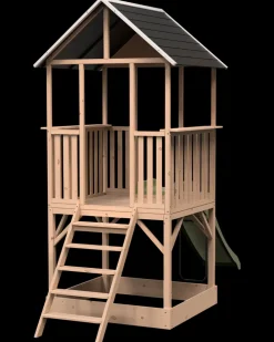 EXIT TOYS EXIT Panorama 500 Træhus| Gynger, Legehuse Og Sandkasser