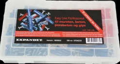 EXPANDET Gør-det-selv sortiment 193 dele| Dyvler Og Plugs