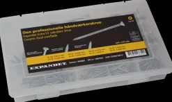 EXPANDET Skruesortiment udendørs 270 dele| Skruer