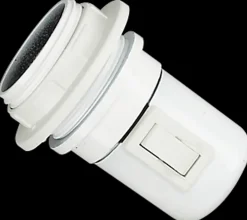 Fatning E27 med afbryder - hvid| Fatninger