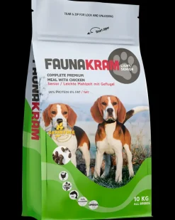 Faunakram Hundefoder med kylling senior 10 kg| Hundefoder, Kattemad Og Godbidder