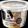 Faunakram Hundesnacks Kylling soft 200 g| Hundefoder, Kattemad Og Godbidder